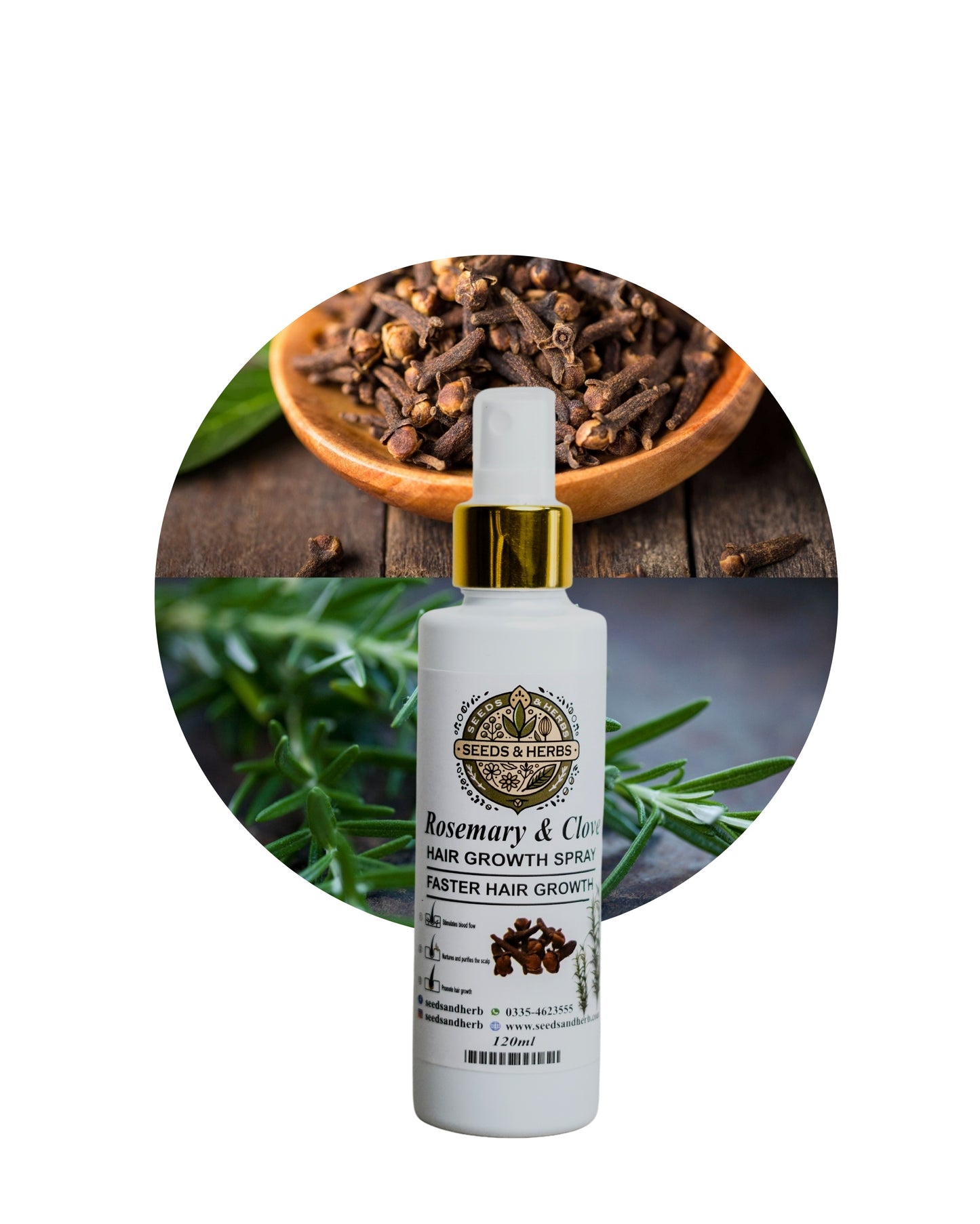 Rosemary & Clove Hair growth spray